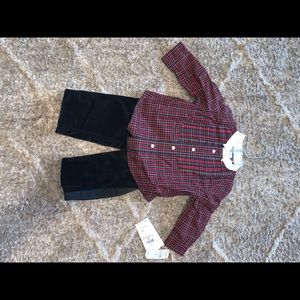 Brand New Never Worn Ralph Lauren Shirt and Pants